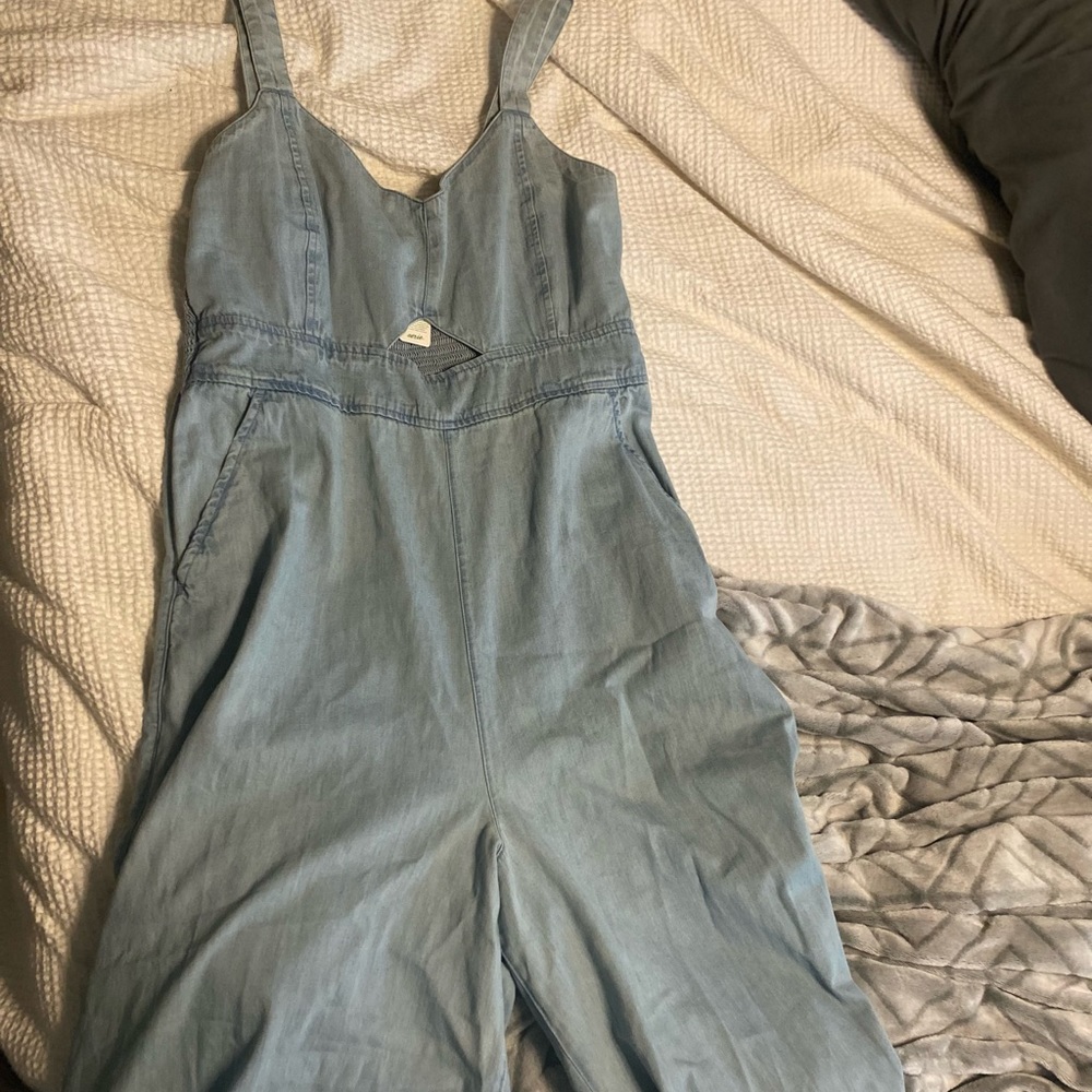 AE denim jumpsuit NWT